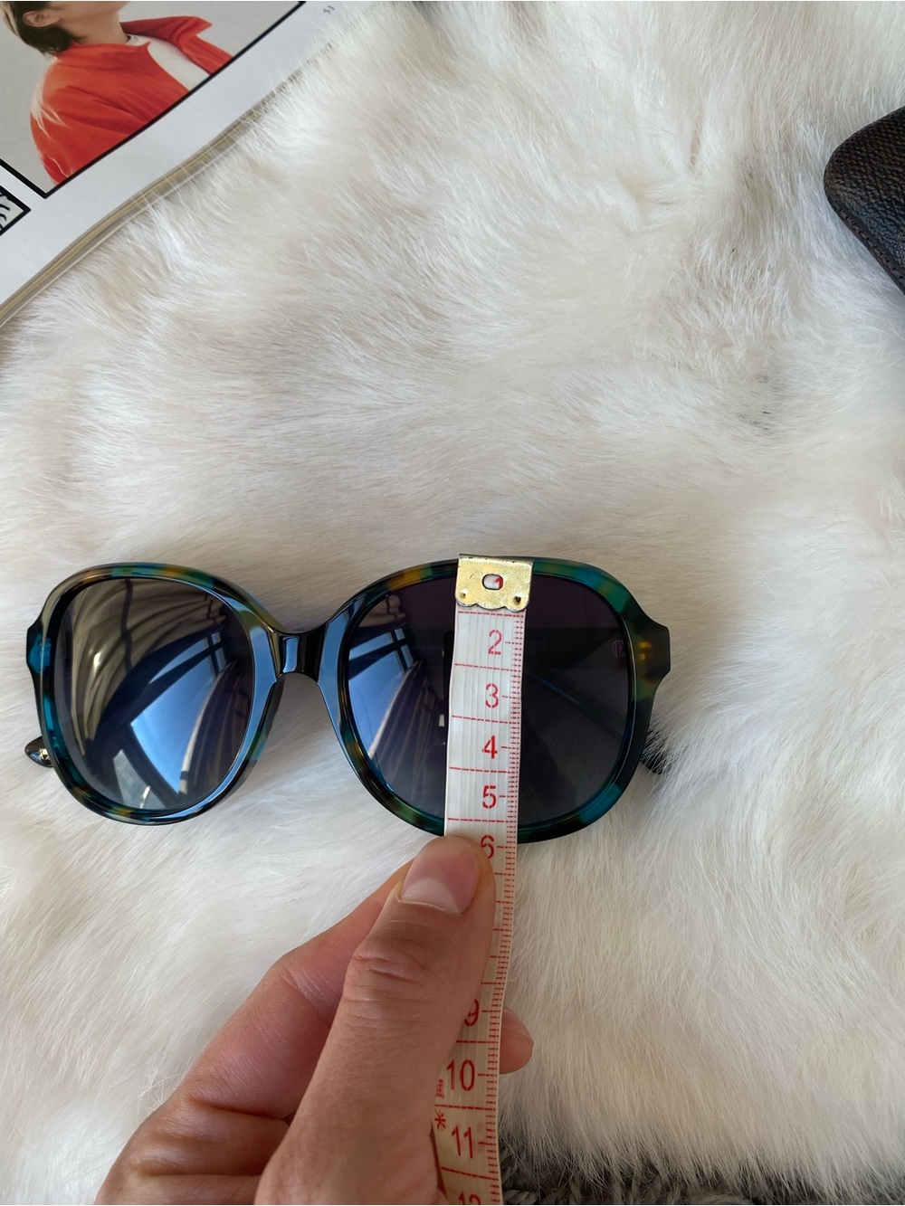 CARFIA Acetate Oversized Square Polarized Sunglasses - Picture 9 of 10